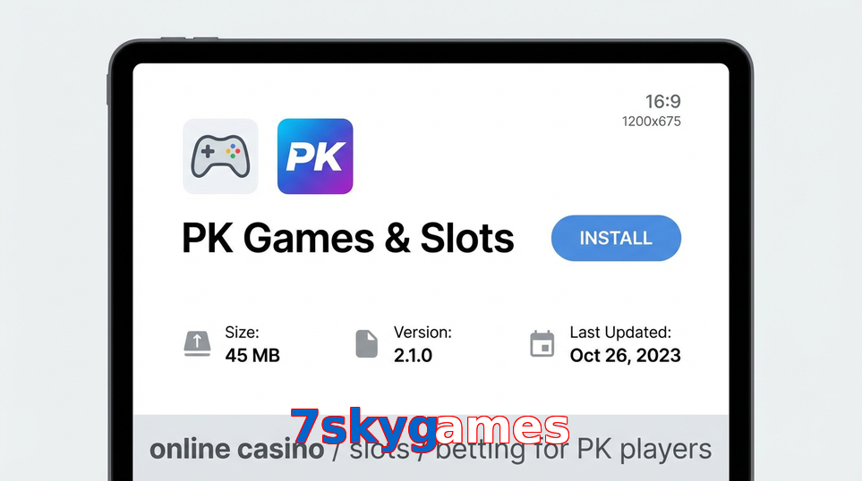 Game list for 7Skygames gameapk section